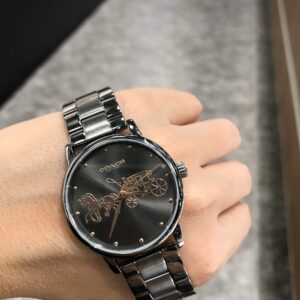 CH - Grand Metal Chain with Logo Face - Stainless Steel