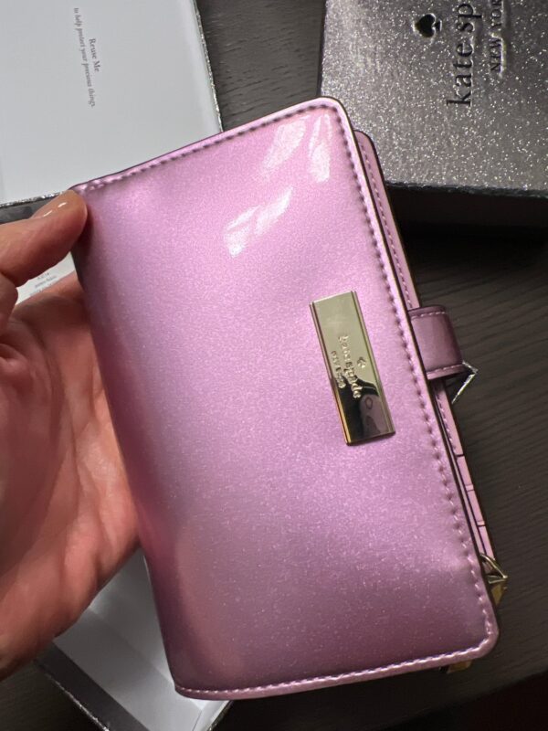 KS - Kenzie Box Medium Compact Wallet - Quartz pin