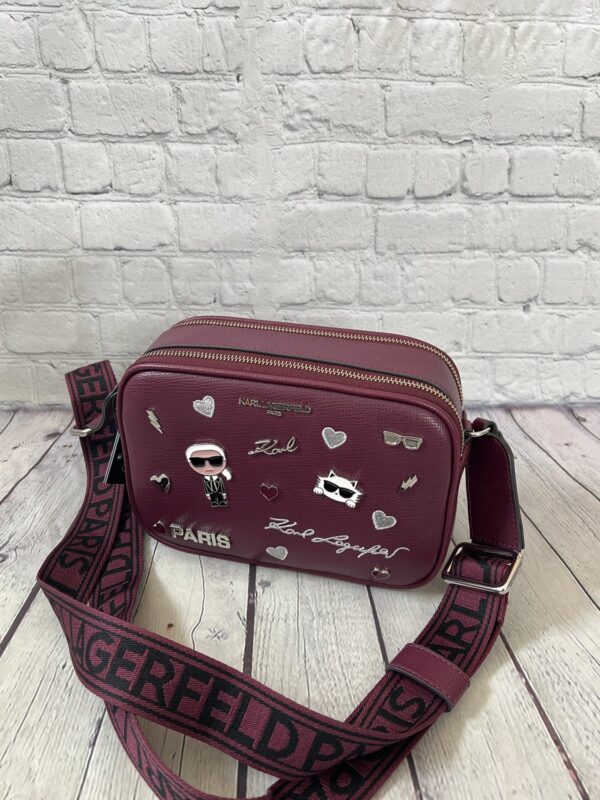 KL - MAYBELLE CROSSBODY WITH PINS - BARILLO WINE