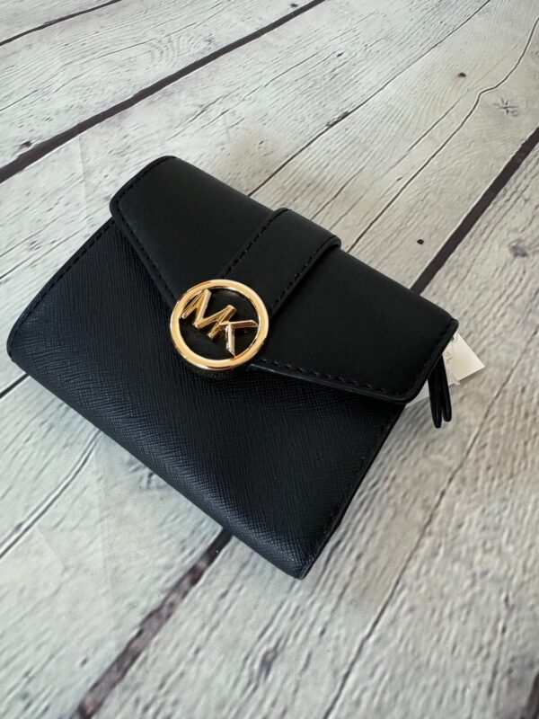 MK - Carmen Medium Flap bifold Wallet - black