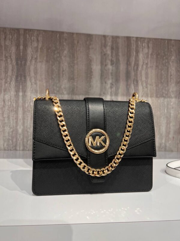MK - GREENWICH SM FLAP XBODY - black