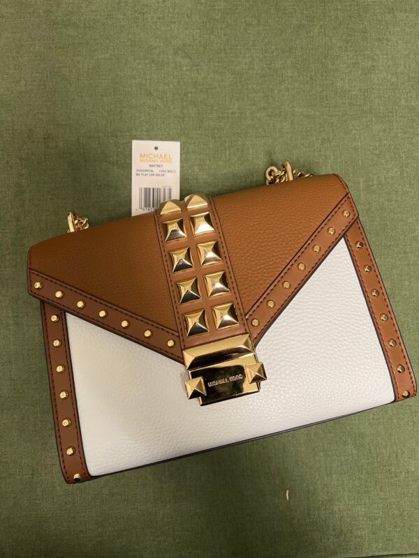 MK - Whitney Medium Flap Crossbody - luggage mult