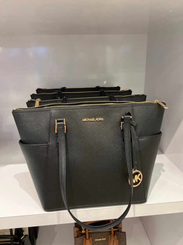 MK - Charlotte LG TZ Tote - BLACK