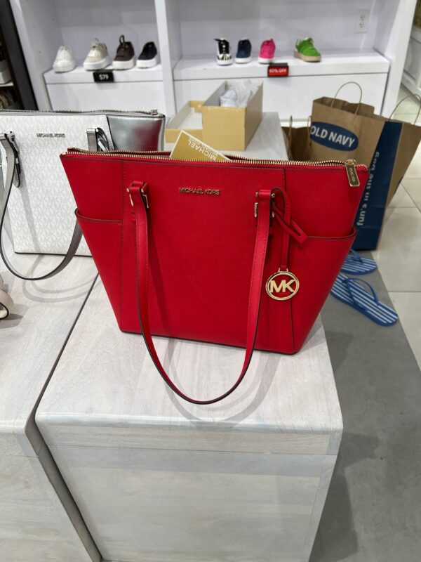 MK - Charlotte LG TZ Tote - bright red