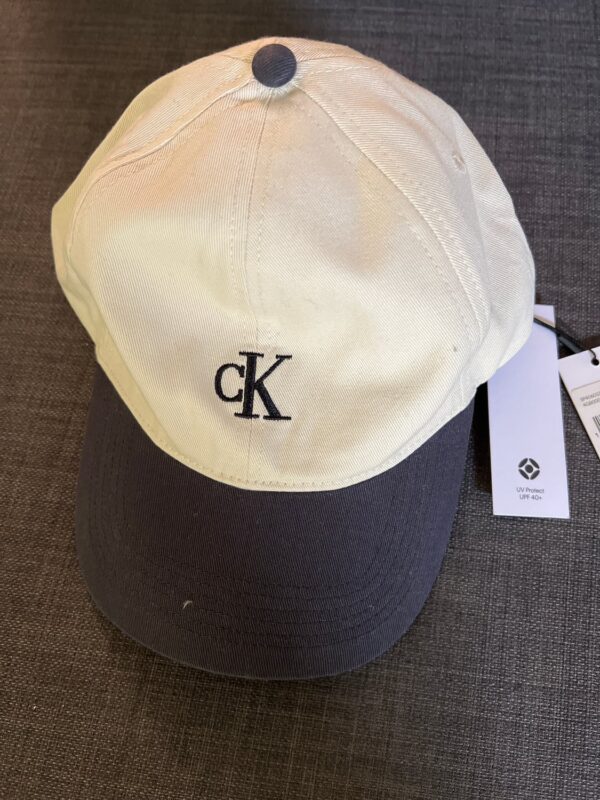 CK - CK baseball hat - beigenavy blue