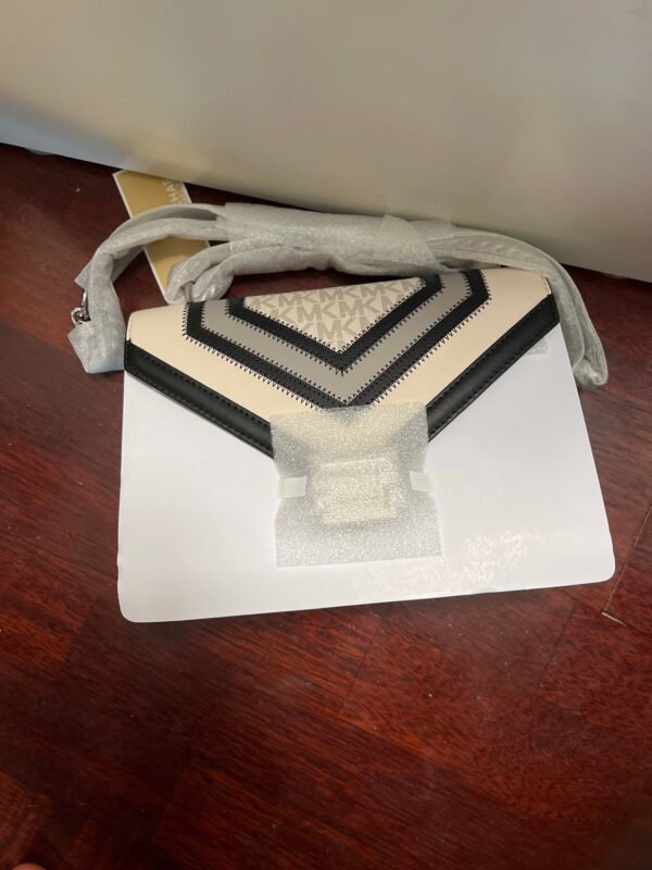 MK - Whitney Medium Flap Crossbody - grey multiple