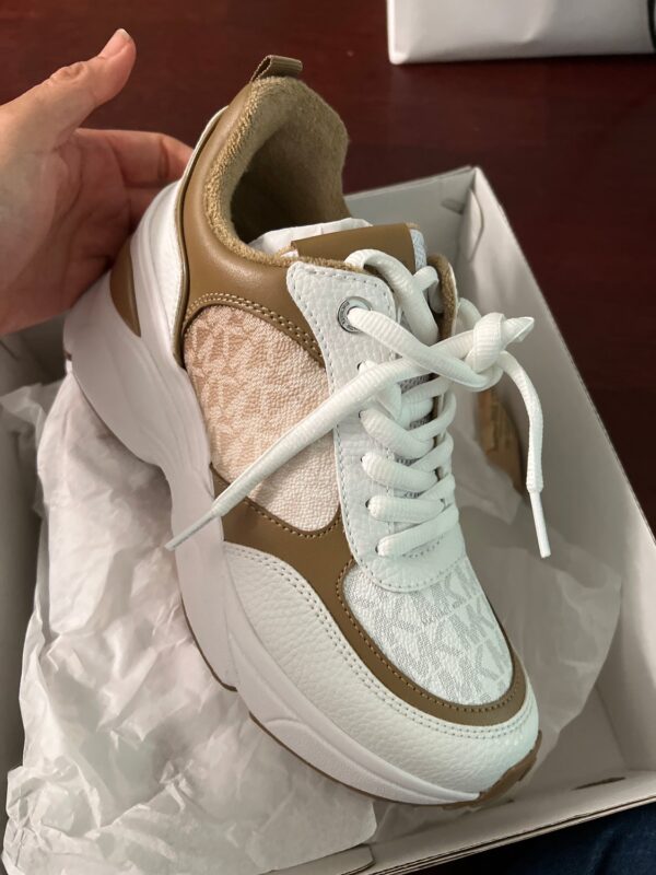 MK - Katrina Wedge Trainer size 7 - ombre beige