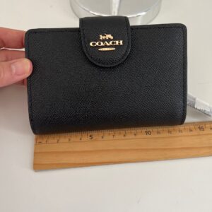 CO - Medium corner zipped wallet - IMblackgold