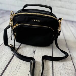 Tumi - Tami Crossbody - black with gold hardware