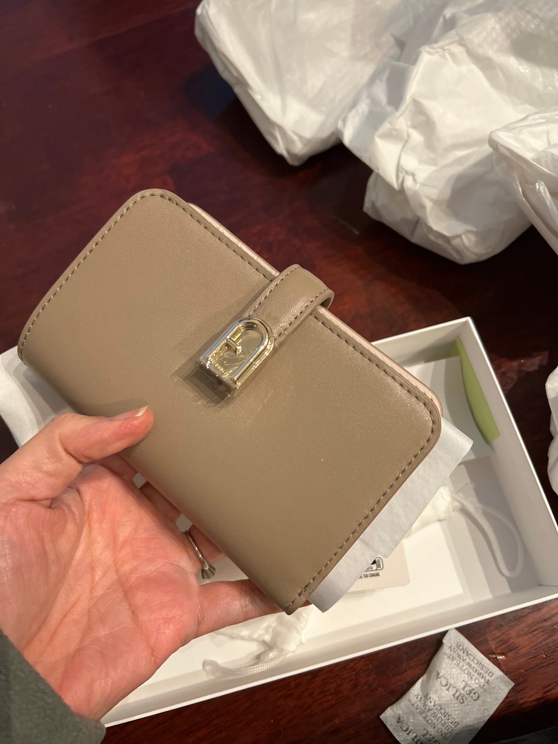 Furla - Levante Wallet - taupe Ballerina