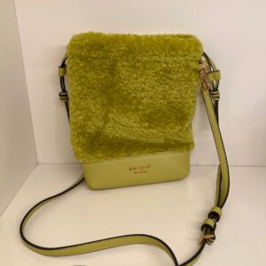 KS - Eva Faux Shealing Bucket Phone crossbody - citron Sap