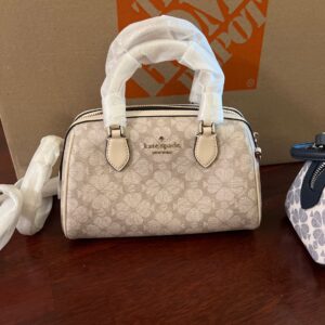 KS - Spade Flower Duffle - dark beige